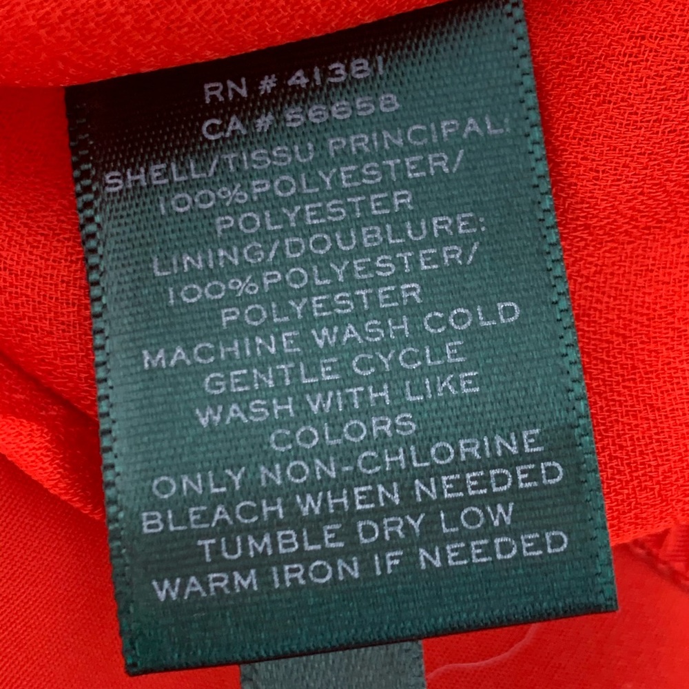 Lauren Ralph Lauren Cabana Ora Dress Size 4p - Picture 10 of 13